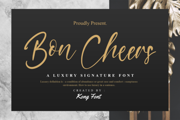 Bon Cheers: The Modern Script Font for Playful Branding