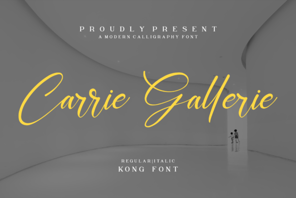 Carrie Gallerie: A Creative Script Font for Modern Designers