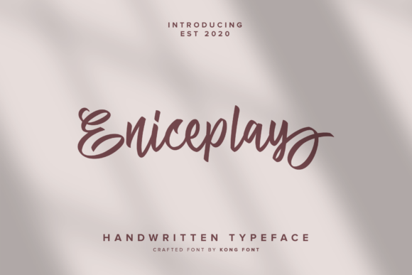 Eniceplay Font: A Modern Script for Creative Projects