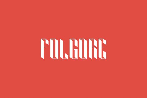 Folgore: A 3D Display Typeface for Bold, Modern Projects