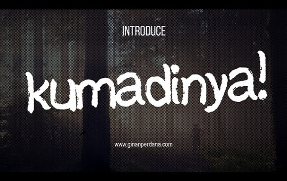 Kumadinya: The Quirky Brushed Font for Bold Brands
