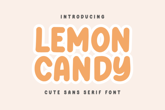Lemon Candy: A Sweet Handwriting Font for Playful Projects