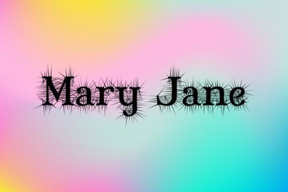 Mary Jane: A Display Font That Commands Attention