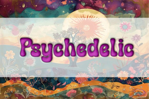Psychedelic Font: A Creative Tool for Bold Design