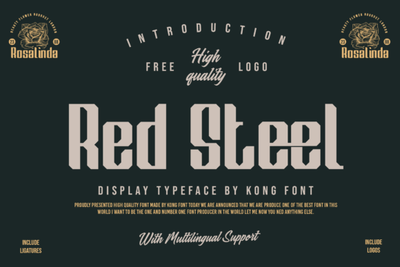 Red Steel: Your Go-To Handwritten Script for Creative Projects