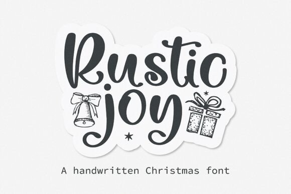 Rustic Joy: A Handwritten Font for Authentic Designs