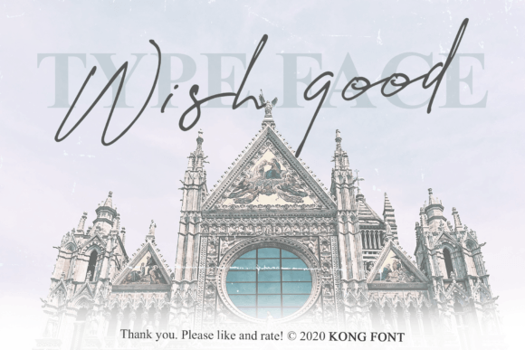 Wish Good: A Playful Handwritten Script for Creative Projects